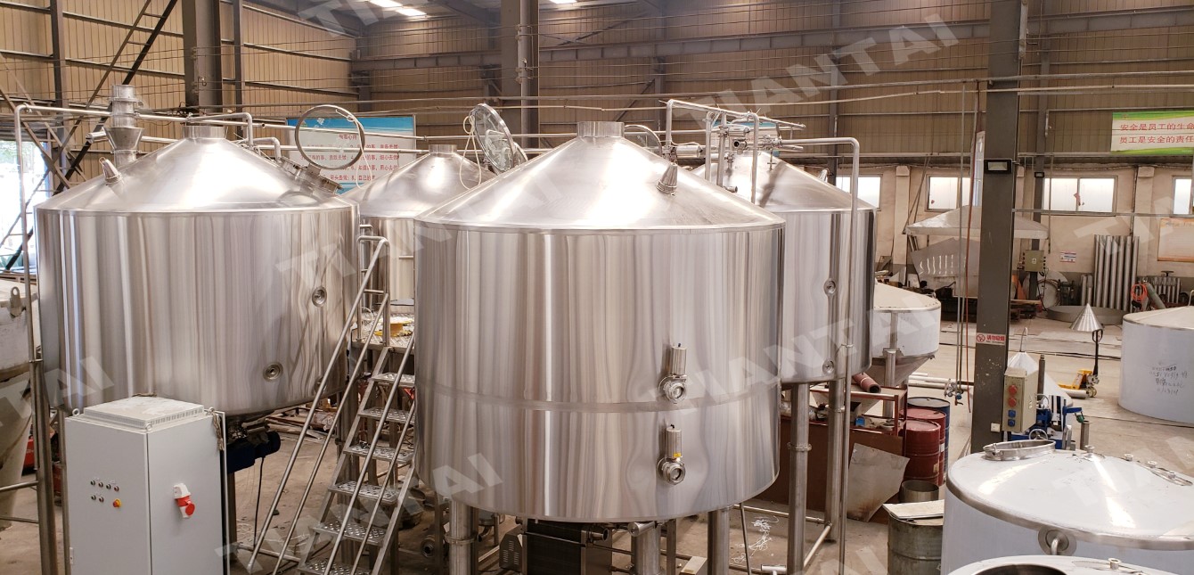 50 hl beer brewery plant finished installation in Korea
